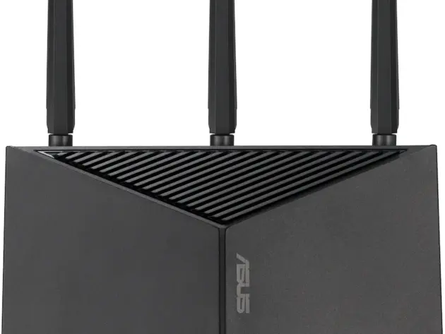 ASUS - RT-BE86U BE6800 Dual-Band Wi-Fi 7 Router - Black