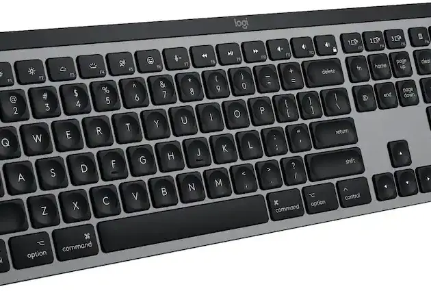 Logitech - MX Keys S Combo Advanced Full-size Wireless Scissor Keyboard and Mouse Bundle with Palm-rest - Black