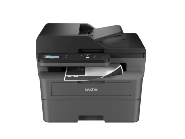 Brother - DCP-L2640DW Wireless Black-and-White 3-in-1 Laser Printer - Gray