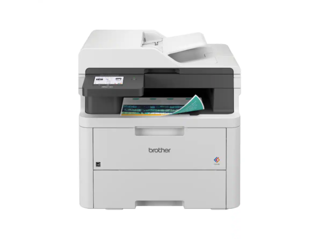 Brother - MFC-L3720CDW Wireless Digital Color All-in-One Printer - White