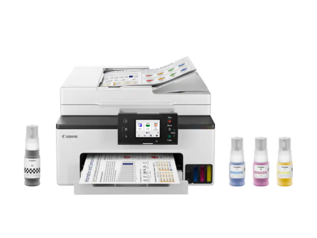 Canon - Refurbished Excellent - MAXIFY GX2020 Megatank Wireless All-In-One Inkjet Printer - White