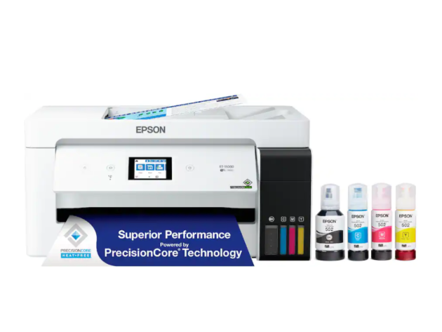 Epson - EcoTank ET-15000 Wireless All-In-One Supertank Inkjet Printer - White
