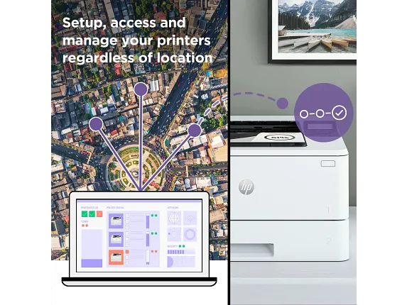 HP LaserJet Pro 4001dw Wireless Duplex Printer - Image 4